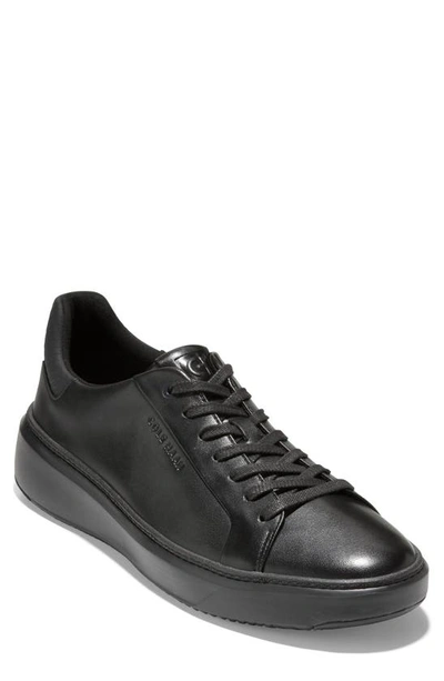 Shop Cole Haan Grandpro Topspin Sneaker In Black/ Black