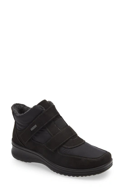 Shop Ara Marion Faux Fur Waterproof Gore-tex® Sneaker In Black