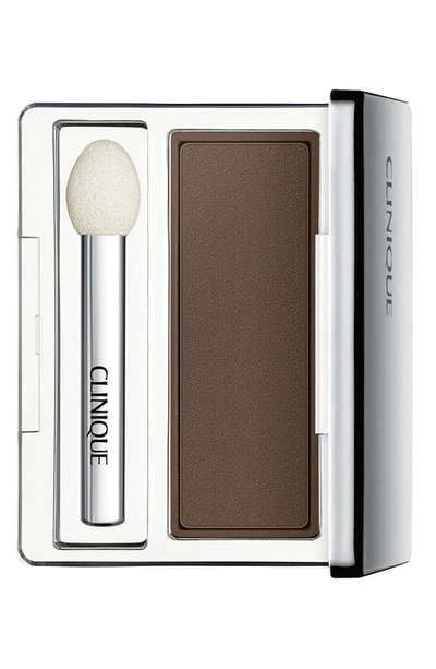 Shop Clinique All About Shadow Soft Matte Eyeshadow Single In French Roast