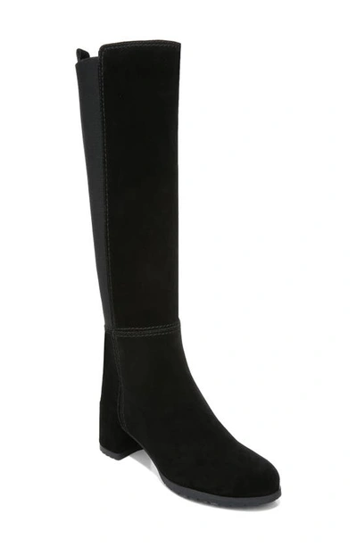 Shop Naturalizer Brent Waterproof Knee High Boot In Black Suede