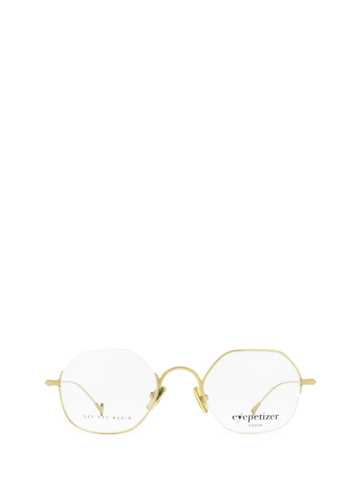 Shop Eyepetizer Ottagono Gold Glasses