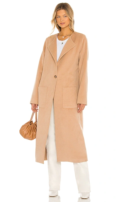 Show Me Your Mumu Amsterdam Jacket In Brushed Cognac