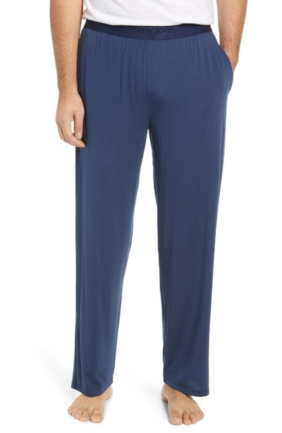 Shop Tommy John Second Skin Pajama Pants In Dress Blues