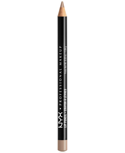 Shop Nyx Professional Makeup Slim Lip Pencil Creamy Long-lasting Lip Liner In Nude Truffle