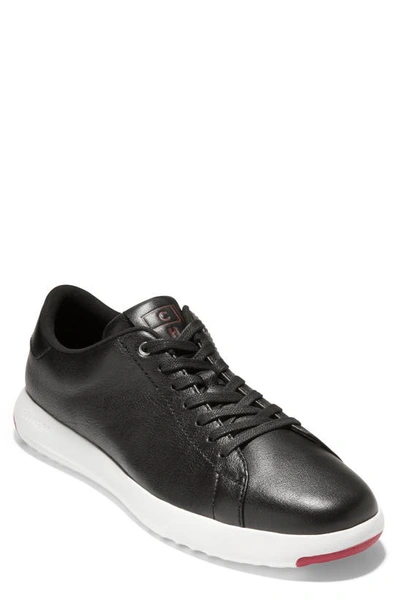 Shop Cole Haan Grandpro Tennis Sneaker In Black/ Nimbus Cloud