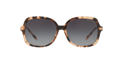 Michael Kors Adrianna Ii Light Gray Gradient Rectangular Ladies Sunglasses Mk2024 316213 57 In Brown
