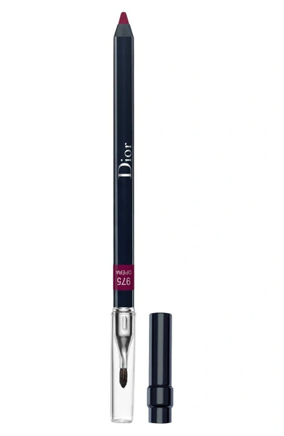 Shop Dior Contour Lip Liner In 975 Opera