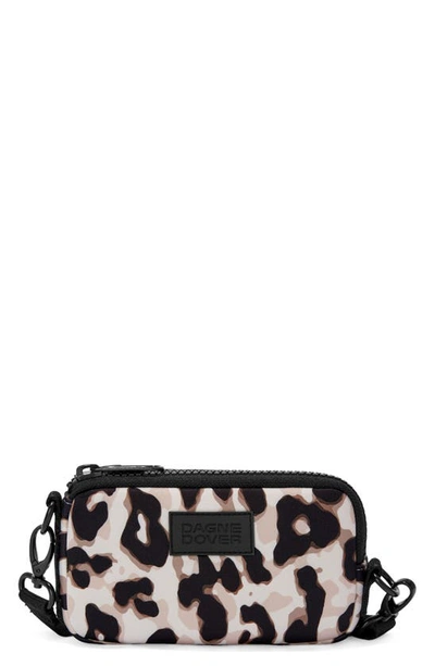 Shop Dagne Dover Mara Phone Sling Crossbody Bag In Leopard Print
