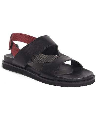 Shop Anthony Veer Men's Malibu Comfort Sandals In Black