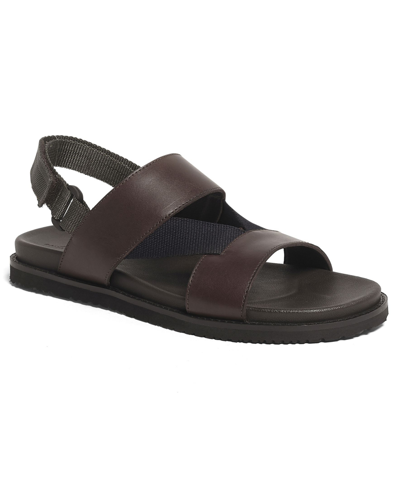 Shop Anthony Veer Men's Malibu Comfort Sandals In Brown