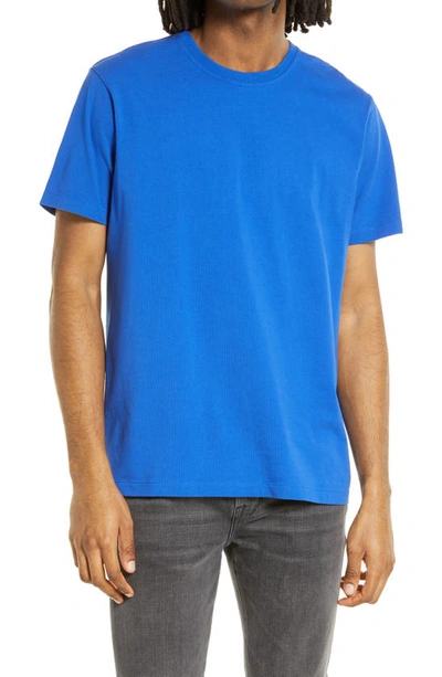 Shop Frame Logo Cotton T-shirt In Reflex Blue