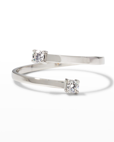 Shop Lana Solo Double Diamond Ring In White