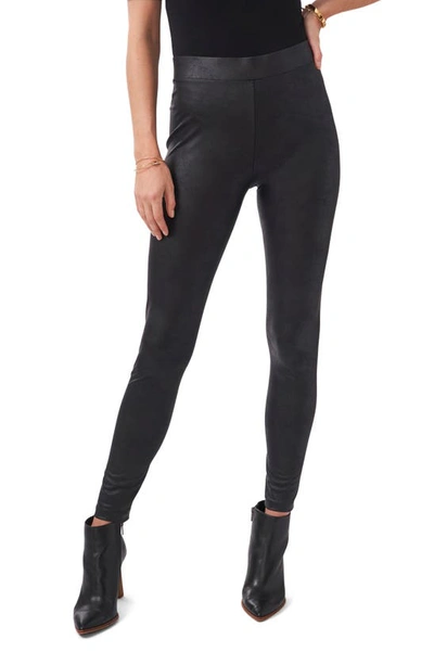 Shop Vince Camuto Faux Leather Leggings In Rich Black