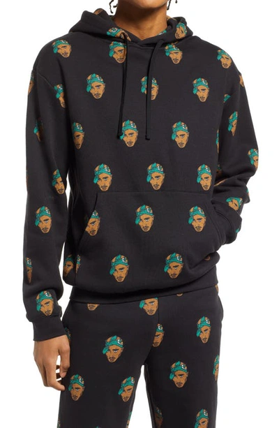 Cross Colours Tupac Allover Print Hoodie In Black ModeSens