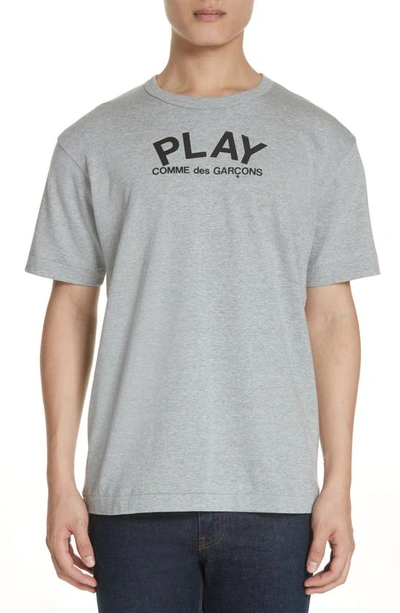 Comme des gar?ons play logo graphic crewneck clearance t-shirt