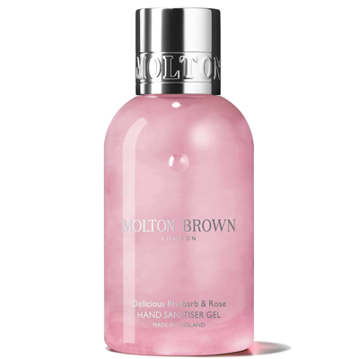 Shop Molton Brown Delicious Rhubarb And Rose Hand Sanitiser Gel 100ml