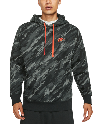 Nike camo sale hoodie orange