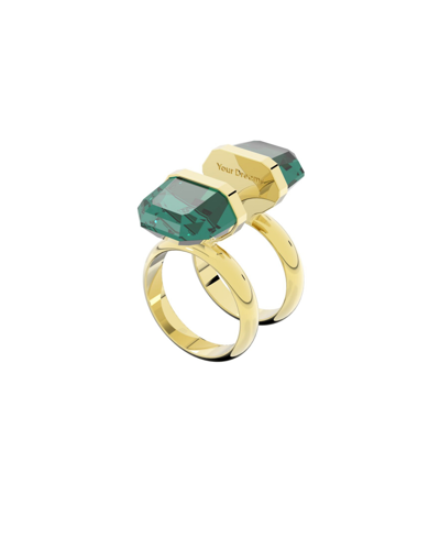 Shop Swarovski Women's Lucent Ring In Green