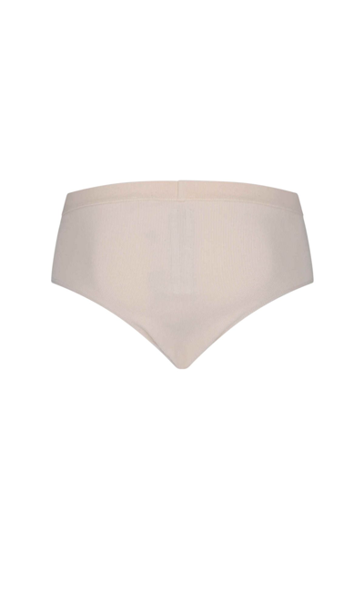 Shop Rick Owens Men's Beige Cotton Brief