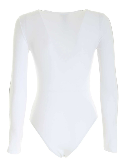 Shop Dsquared2 Women's White Other Materials Bodysuit