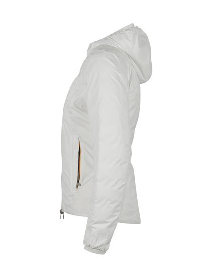 Shop K-way Women's White Other Materials Outerwear Jacket