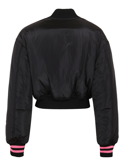 Shop Chiara Ferragni Women's Black Polyester Outerwear Jacket
