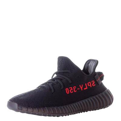 Pre-owned Yeezy X Adidas 350 Bred Sneakers Size Us 10 (eu 44) In Black |  ModeSens