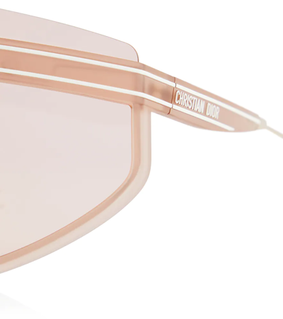 Shop Dior Club M2u Sunglasses In Matte Pink