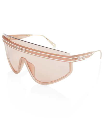 Shop Dior Club M2u Sunglasses In Matte Pink