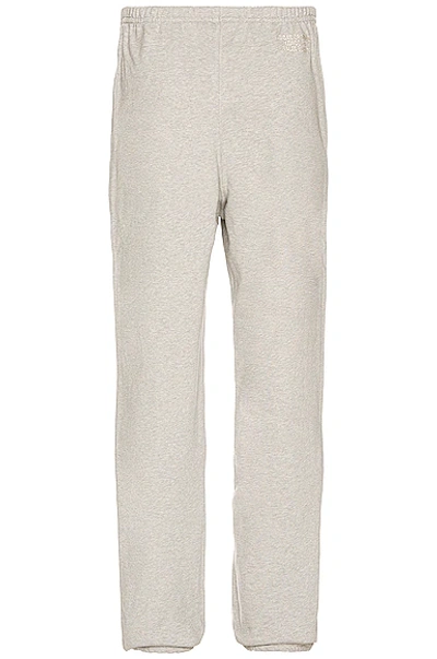 Shop Adidas Originals Fleece Pants In Medium Heather Grey