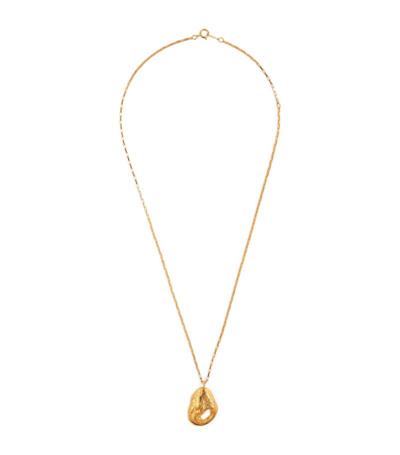 Shop Alighieri Gold-plated Clouds In Your Mind Necklace
