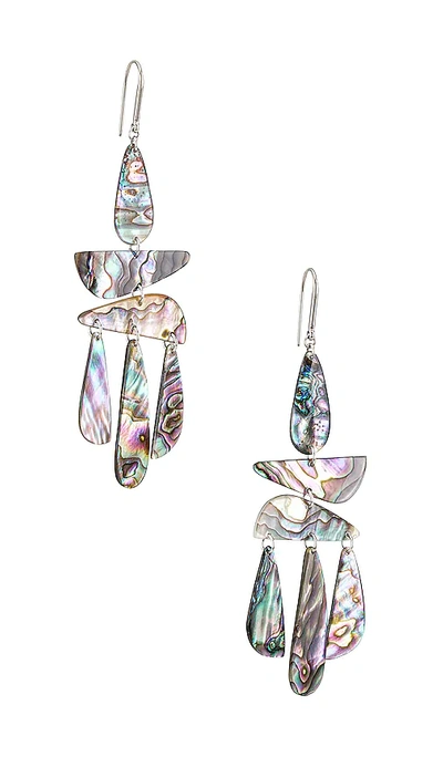 Shop Isabel Marant Boucle D'oreill Earrings In Slate