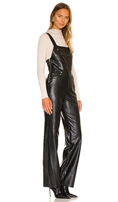 A.l.c Braelyn Vegan Leather Jumpsuit In Black | ModeSens