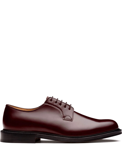 Shop Church's Polished Binder Derby Shoes In Rot