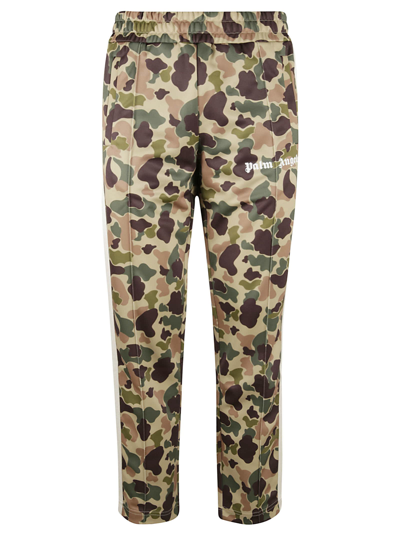 Shop Palm Angels Classic Track Pants In Military White