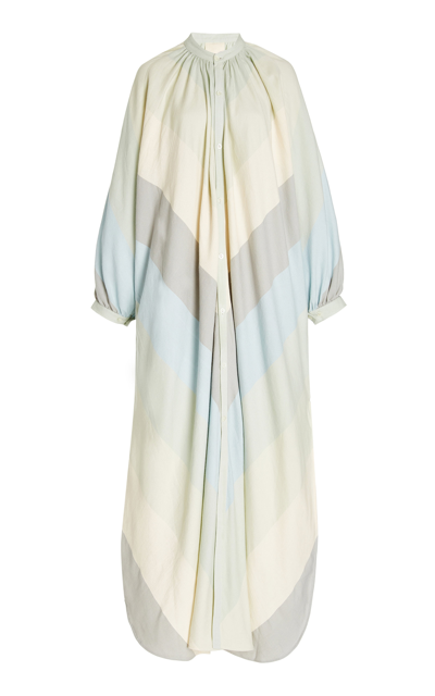 Shop Marrakshi Life Women's Exclusive Touareg Oversized Printed Cotton Maxi Shirt Dress In Multi