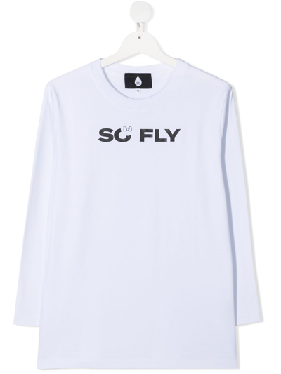 Shop Duoltd So Fly T-shirt In White