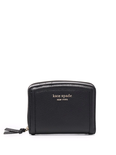 Shop Kate Spade Small Knott Wallet In Black