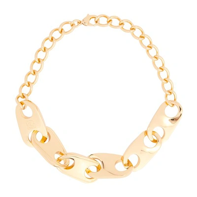 Shop Paco Rabanne Wave Chain Necklace In P710