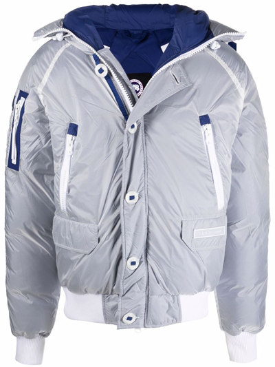 Shop Canada Goose X-ray Chilliwack Bomber Jacket In Blue