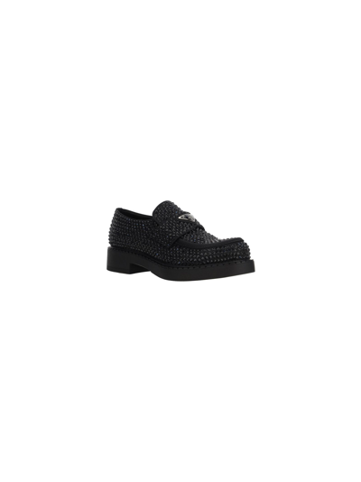 Shop Prada Men's Black Other Materials Loafers