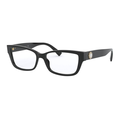 Shop Versace Mens Black Square Eyeglass Frames Ve3284bgb152