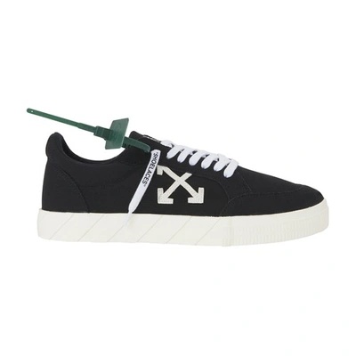 Shop Off-white Low Vulcanized Trainers In Black White