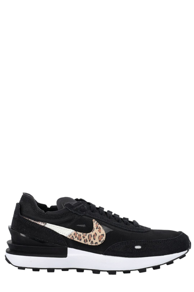 Shop Nike Waffle One Lace In Black