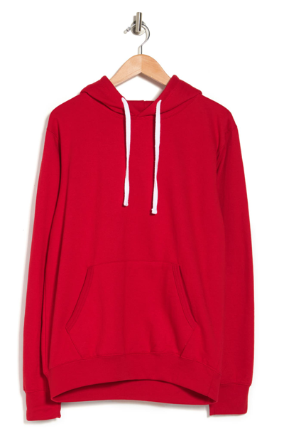 Shop Fleece Factory Pullover Hoodie In Red