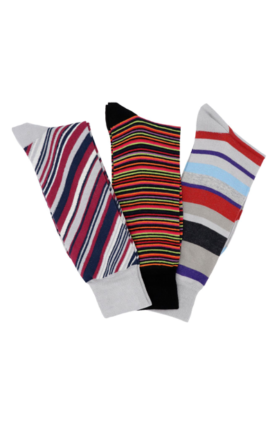 Shop Lorenzo Uomo Dress Crew Socks In Medium Grey