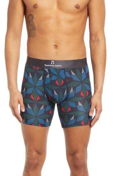 Shop Tommy John Second Skin 6-inch Boxer Briefs In Swiss Intarsia Night Sky