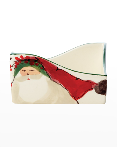 Vietri Old St. Nick Cocktail Napkin Holder