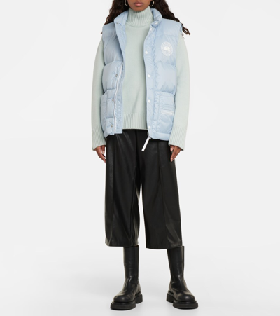 Shop Canada Goose Freestyle Down Vest In Dawn Blue