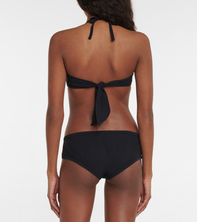 Isabel Marant Étoile Starla Halterneck Bikini Top In Black